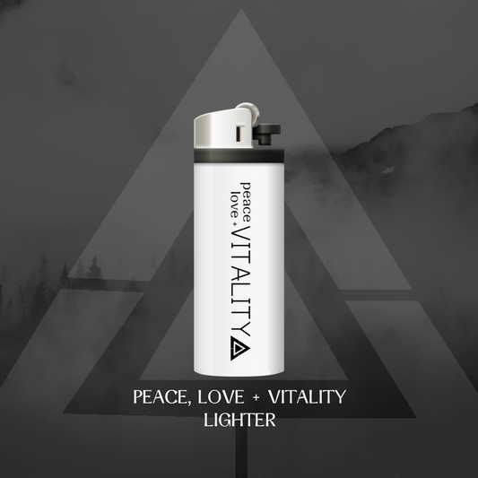 Peace, Love + Vitality Lighter