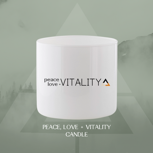 Peace, Love + Vitality Candle